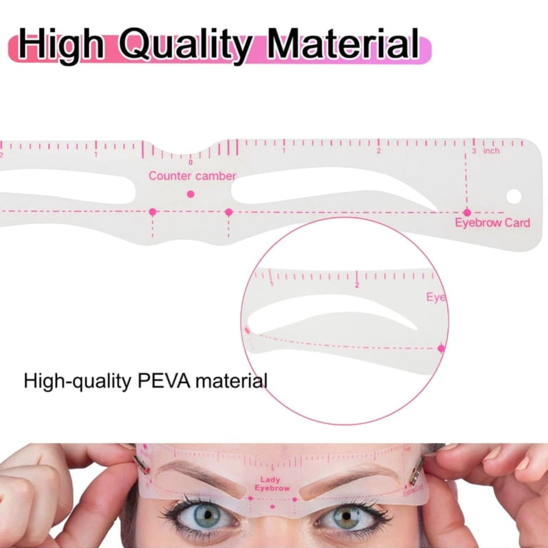 24 Styles Eyebrow Template  ✨(24pcs different shape)