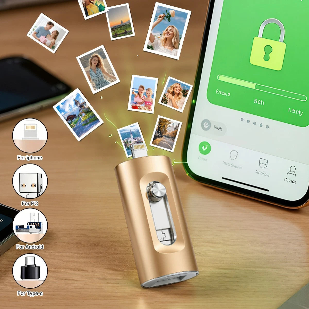 4-in-1 USB Flash Drive – LEBIX