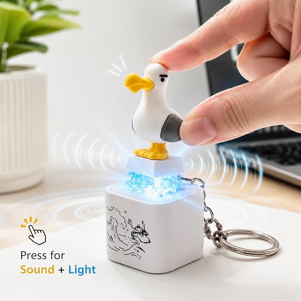 Seagul sound key chain